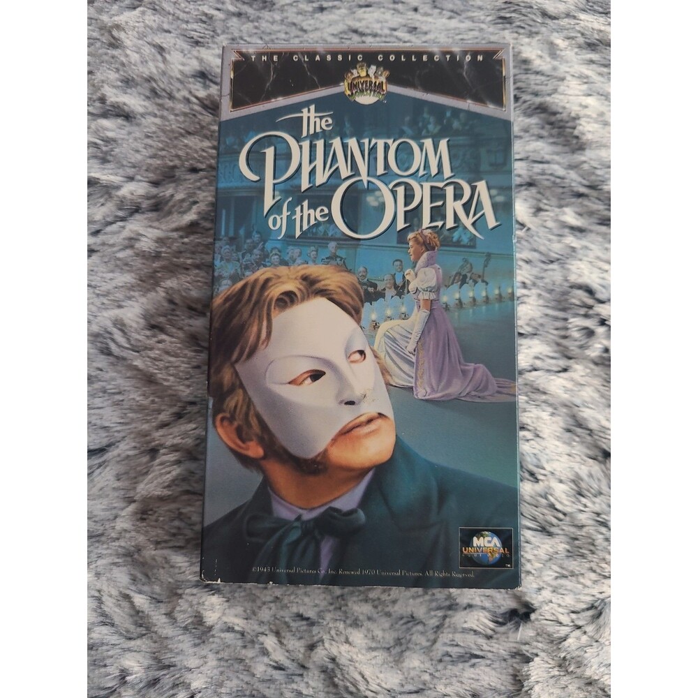 The Phantom of the Opera VHS 1943 Claude Rains Universal Classic Collection Vgt